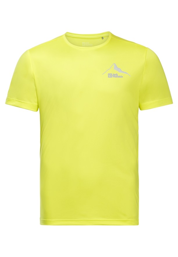 Jack Wolfskin Peak Graphic T-shirts Heren Geel | 89786848