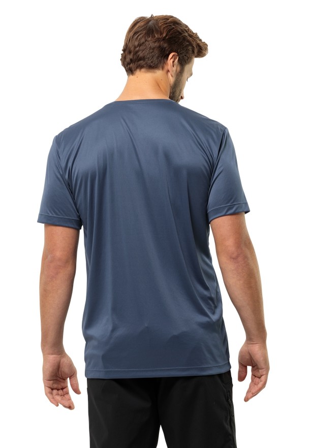 Jack Wolfskin Peak Graphic T-shirts Heren Donkerblauw | 77575132