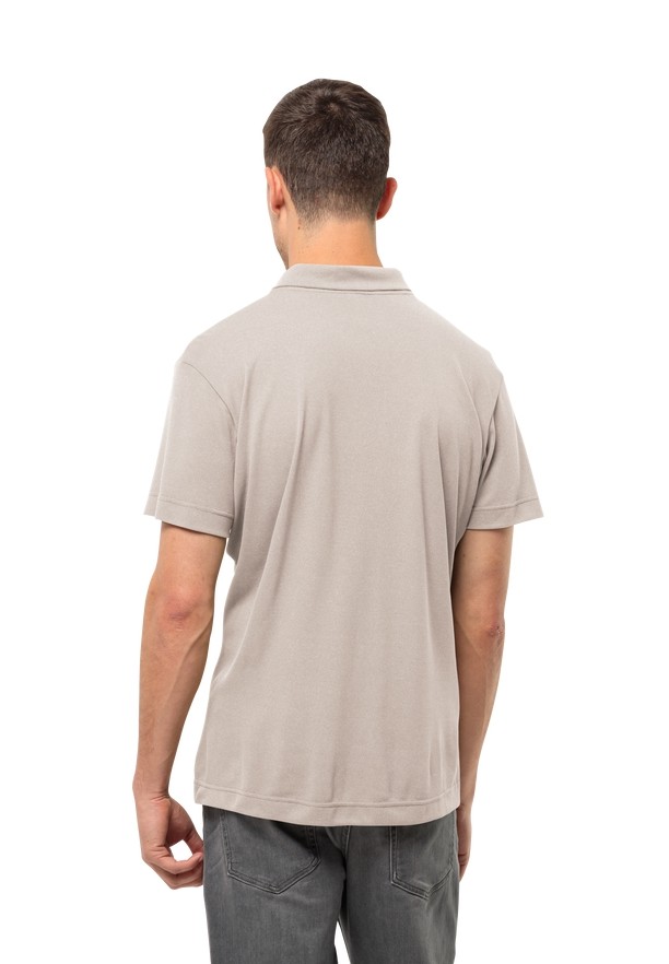 Jack Wolfskin Pikeh Poloshirt Heren Beige | 62981410