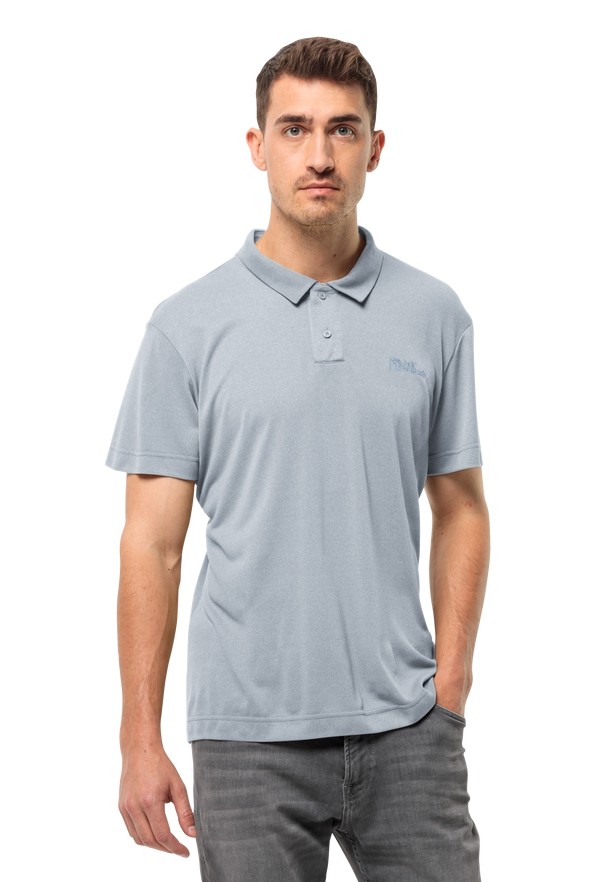 Jack Wolfskin Pikeh Poloshirt Heren Blauw | 37147393