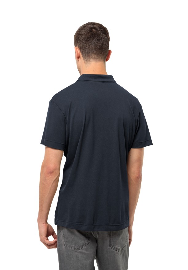 Jack Wolfskin Pikeh Poloshirt Heren Donkerblauw | 94950739