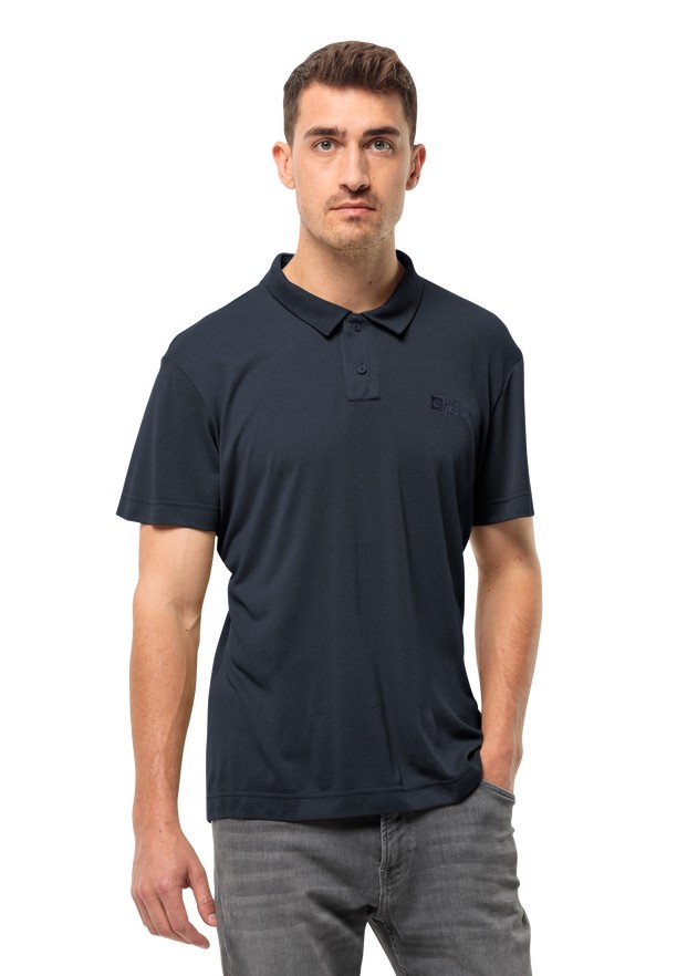 Jack Wolfskin Pikeh Poloshirt Heren Donkerblauw | 94950739