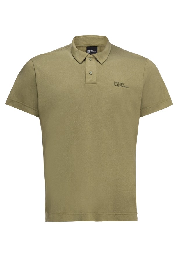 Jack Wolfskin Pikeh Poloshirt Heren Olijfgroen | 58639817