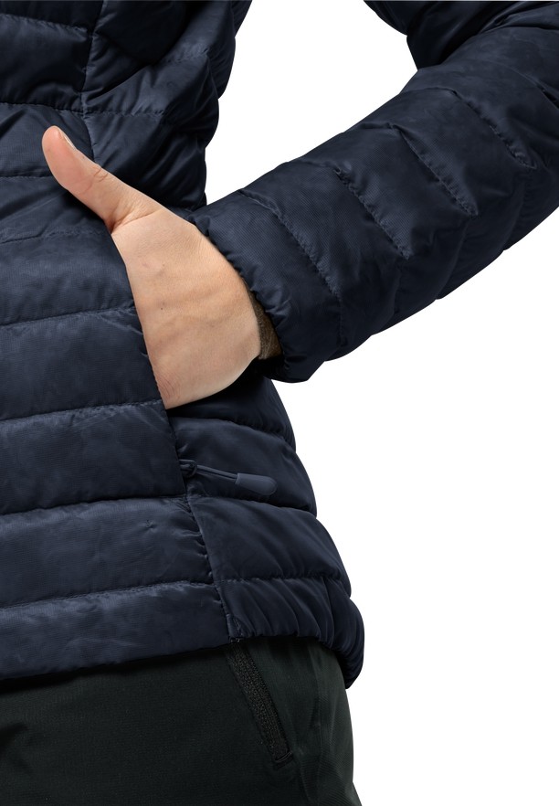 Jack Wolfskin Pilvi Donsjas Dames Donkerblauw | 76373431