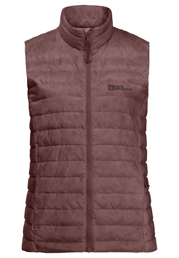 Jack Wolfskin Pilvi Down Vest Dames Rood | 35926754