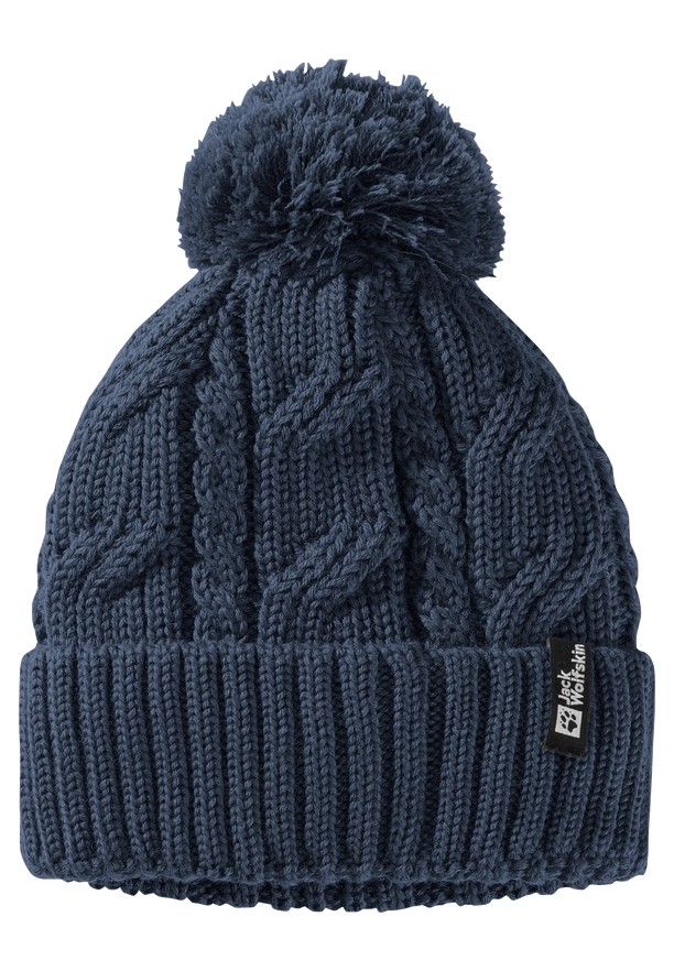 Jack Wolfskin Pompom Muts Heren Donkerblauw | 44356011