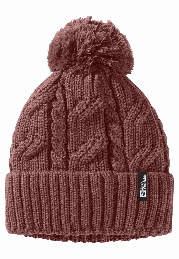 Jack Wolfskin Pompom Muts Heren Rood | 23408434