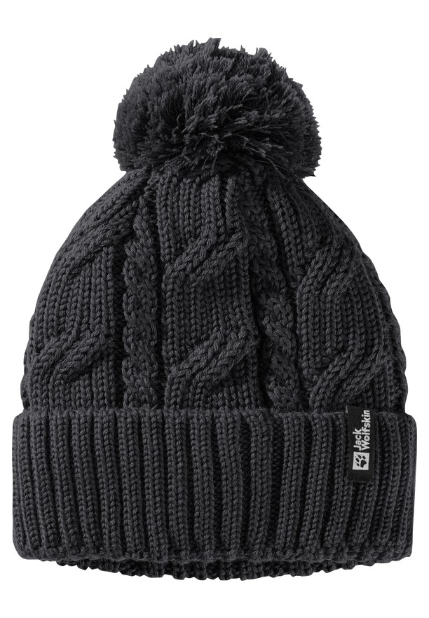 Jack Wolfskin Pompom Muts Heren Zwart | 53439579