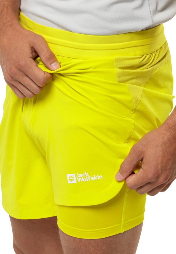Jack Wolfskin Prelight 2in1 Korte Broek Heren Geel | 71373638