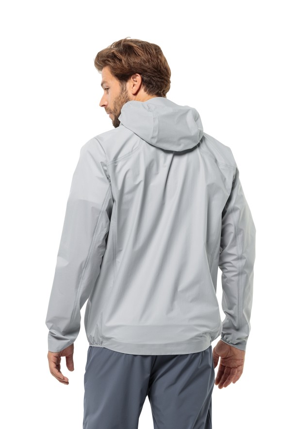 Jack Wolfskin Prelight 3l Regenjassen Heren Grijs | 68644802