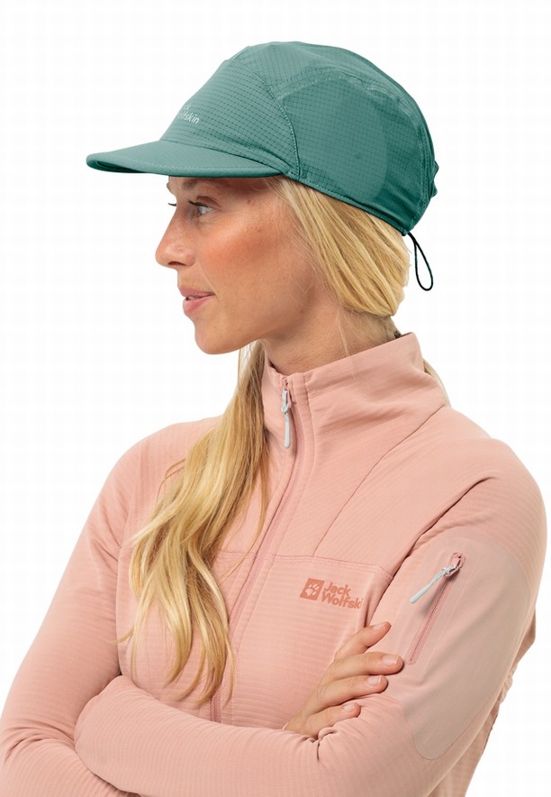 Jack Wolfskin Prelight Chill Baseball Pet Dames Groen | 83974693