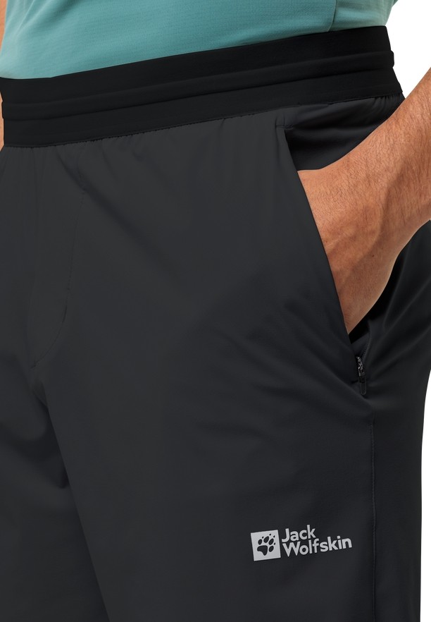 Jack Wolfskin Prelight Chill Korte Broek Heren Zwart | 57369643