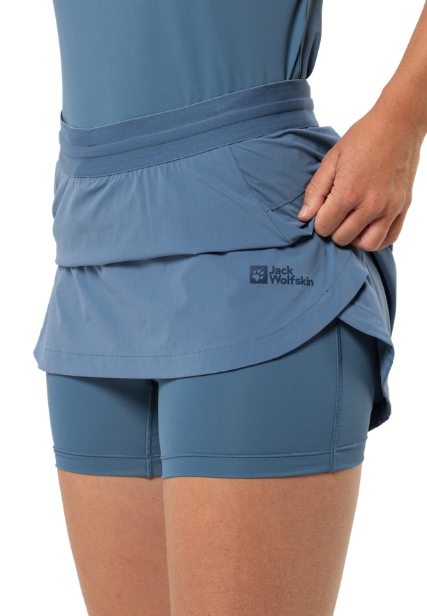 Jack Wolfskin Prelight Chill Korte Rok Dames Blauw | 69592594