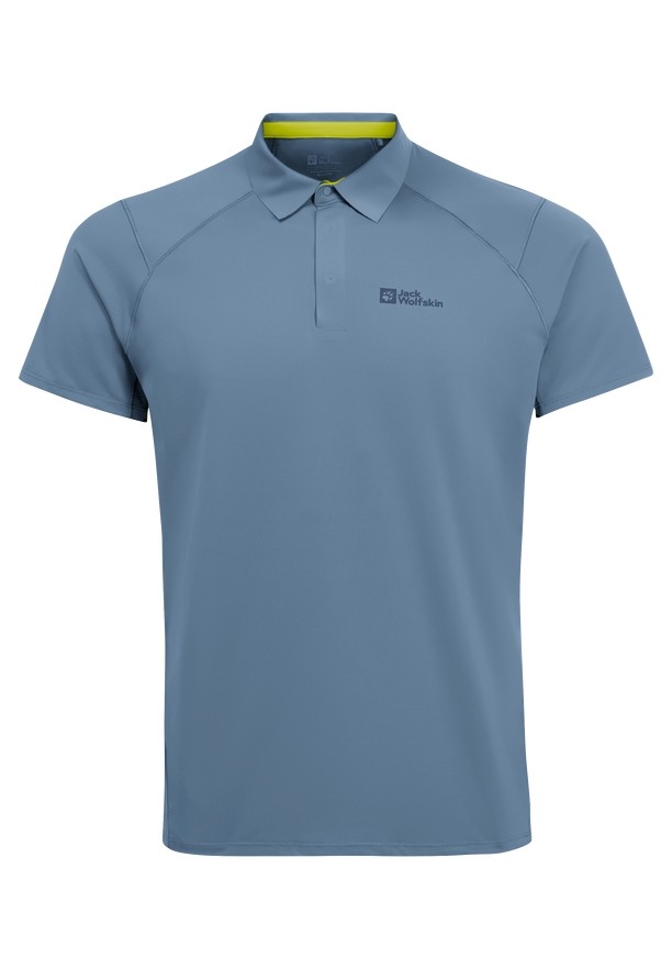 Jack Wolfskin Prelight Chill Poloshirt Heren Blauw | 51330784