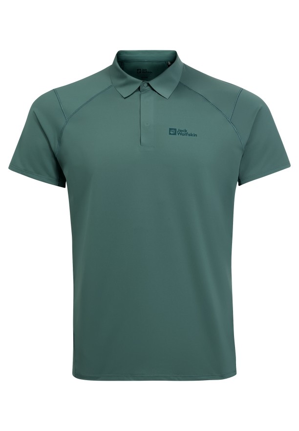 Jack Wolfskin Prelight Chill Poloshirt Heren Groen | 89443018
