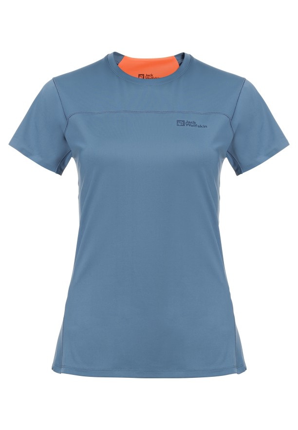 Jack Wolfskin Prelight Chill T-shirts Dames Blauw | 43700125