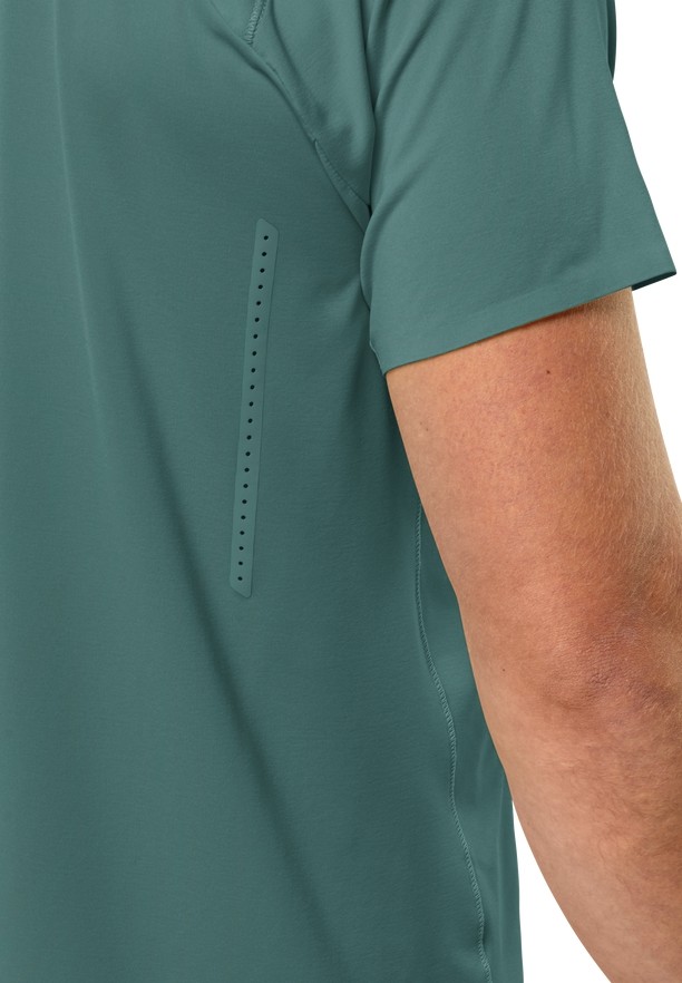 Jack Wolfskin Prelight Chill T-shirts Heren Groen | 81506180