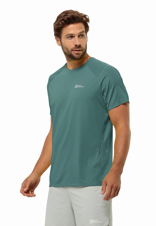 Jack Wolfskin Prelight Chill T-shirts Heren Groen | 81506180