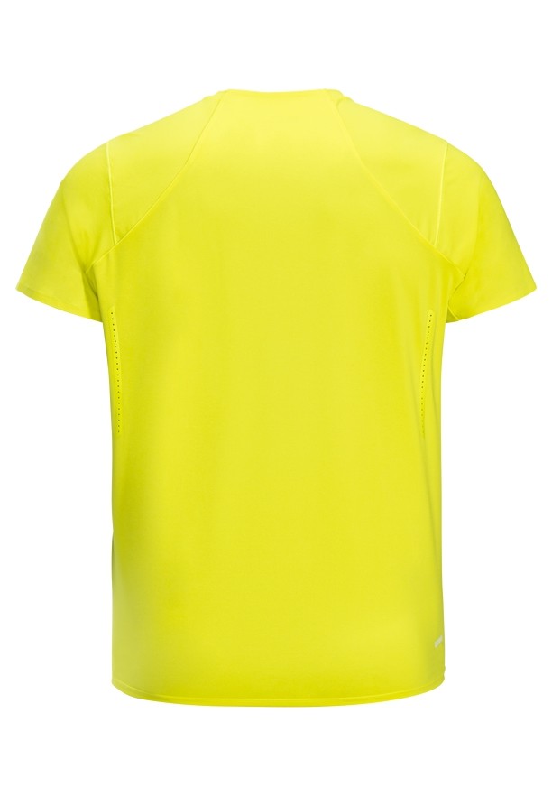 Jack Wolfskin Prelight Chill T-shirts Heren Geel | 77704899