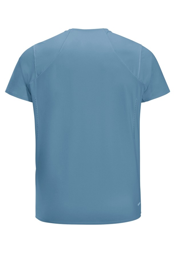 Jack Wolfskin Prelight Chill T-shirts Heren Blauw | 30919252