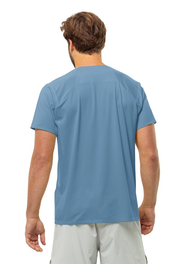 Jack Wolfskin Prelight Chill T-shirts Heren Blauw | 30919252