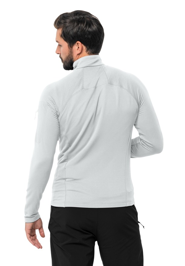 Jack Wolfskin Prelight Fz Fleece Jassen Heren Grijs | 93613579