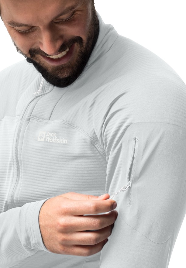 Jack Wolfskin Prelight Fz Fleece Jassen Heren Grijs | 93613579