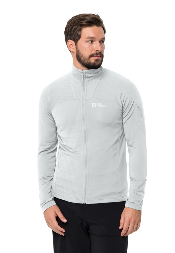 Jack Wolfskin Prelight Fz Fleece Jassen Heren Grijs | 93613579