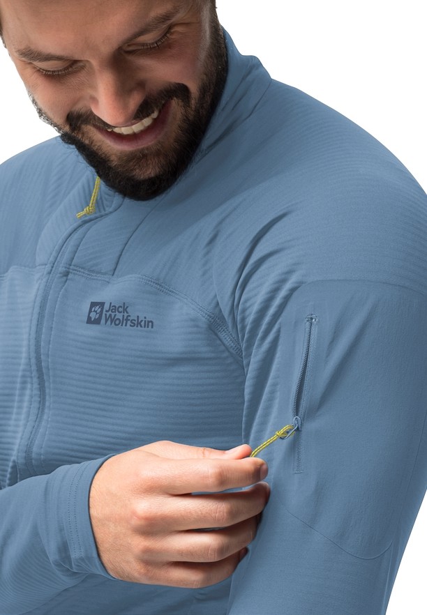 Jack Wolfskin Prelight Fz Fleece Jassen Heren Blauw | 22144748