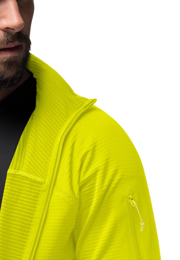 Jack Wolfskin Prelight Fz Fleece Jassen Heren Geel | 91115966