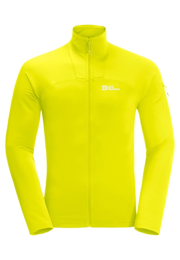 Jack Wolfskin Prelight Fz Fleece Jassen Heren Geel | 91115966