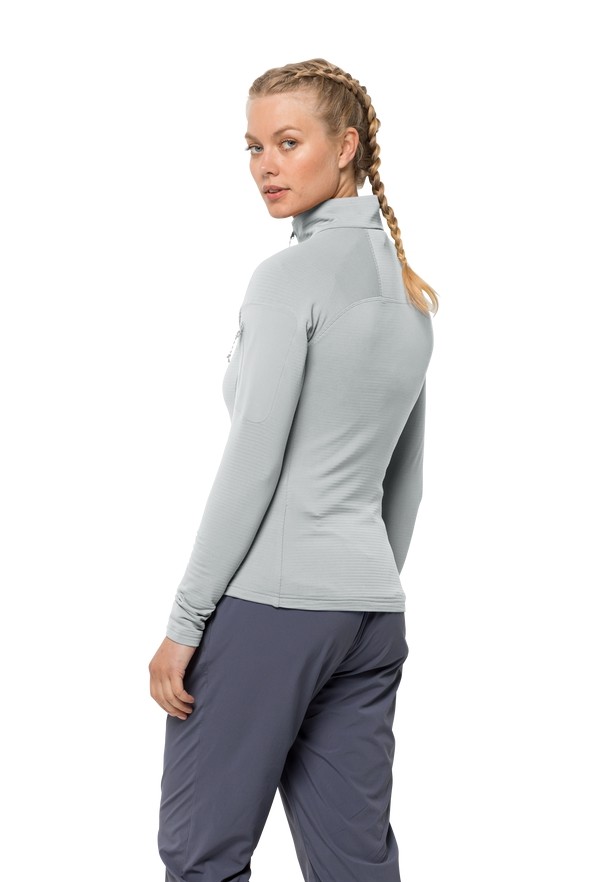 Jack Wolfskin Prelight Fz Fleece Jassen Dames Grijs | 13545198