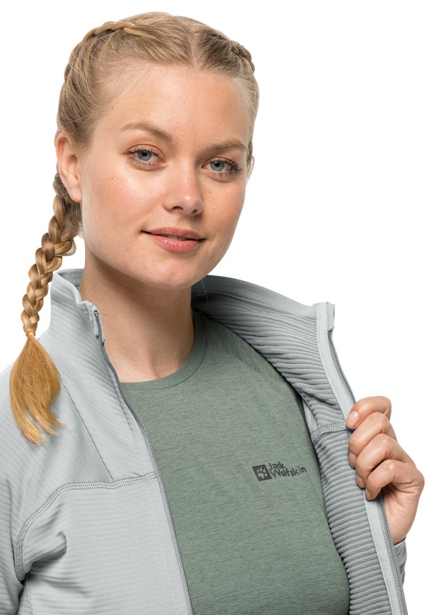 Jack Wolfskin Prelight Fz Fleece Jassen Dames Grijs | 13545198