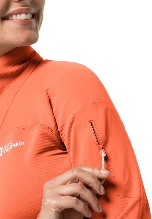 Jack Wolfskin Prelight Fz Fleece Jassen Dames Oranje | 17948687