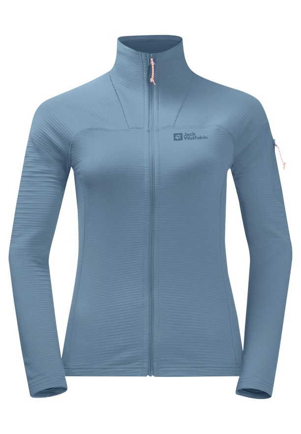 Jack Wolfskin Prelight Fz Fleece Jassen Dames Blauw | 53276022