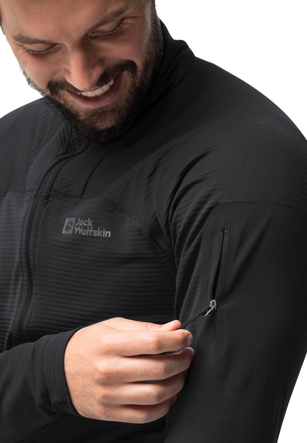 Jack Wolfskin Prelight Fz Fleece Jassen Heren Zwart | 32396263