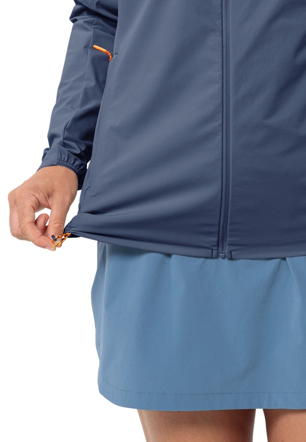 Jack Wolfskin Prelight Jassen Dames Blauw | 78945895