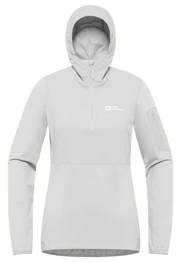 Jack Wolfskin Prelight Trail Hoody T-shirts Dames Grijs | 46898337