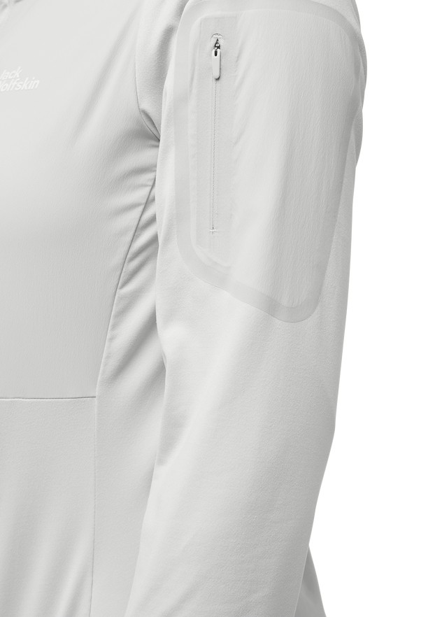 Jack Wolfskin Prelight Trail Hoody T-shirts Dames Grijs | 46898337