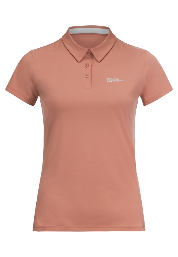 Jack Wolfskin Prelight Trail Poloshirt Dames Roze | 73582802