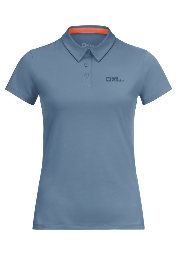 Jack Wolfskin Prelight Trail Poloshirt Dames Blauw | 42501224