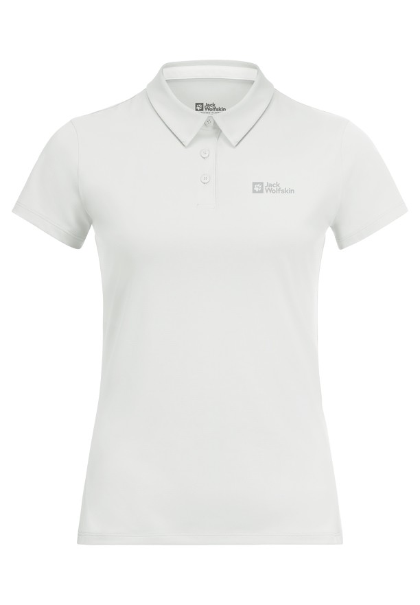 Jack Wolfskin Prelight Trail Poloshirt Dames Wit | 95640034