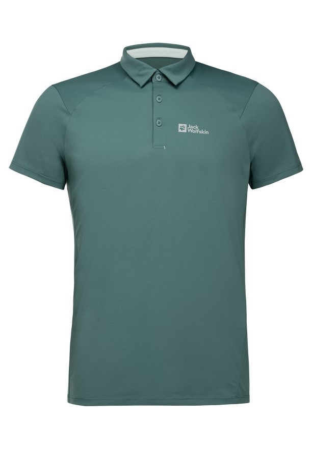 Jack Wolfskin Prelight Trail Poloshirt Heren Groen | 71172390