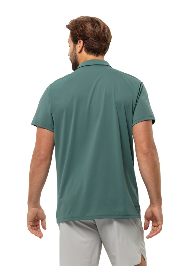 Jack Wolfskin Prelight Trail Poloshirt Heren Groen | 71172390