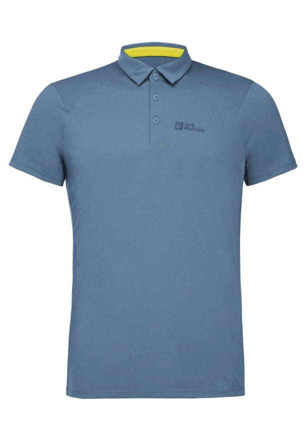 Jack Wolfskin Prelight Trail Poloshirt Heren Blauw | 53205944