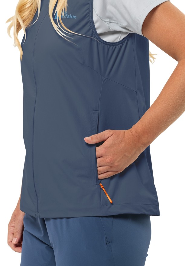 Jack Wolfskin Prelight Vest Dames Blauw | 74763402