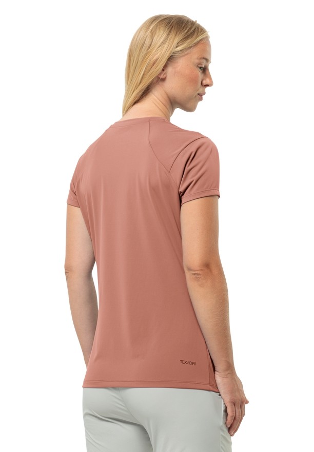 Jack Wolfskin Prelightrail T-shirts Dames Roze | 71545103