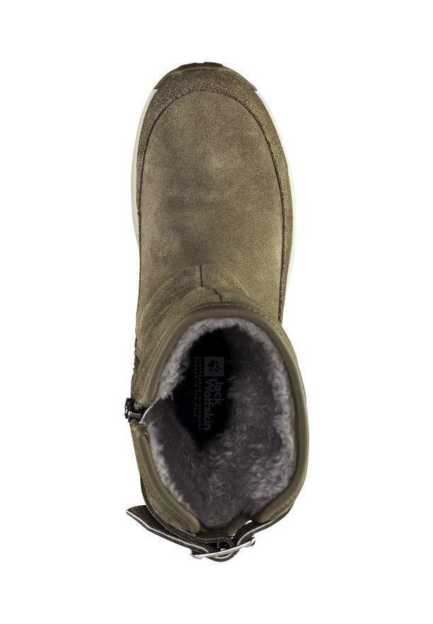 Jack Wolfskin Queenstown Texapore Boot H Winterlaarzen Dames Olijfgroen | 43361092