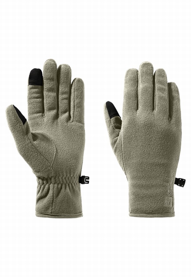 Jack Wolfskin Real Stuff Handschoenen Dames Grijs | 79239387