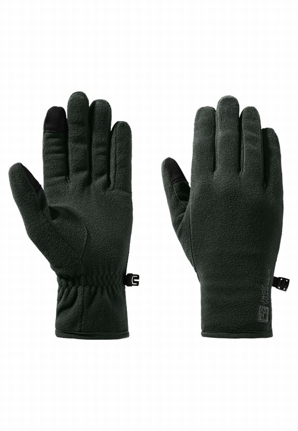 Jack Wolfskin Real Stuff Handschoenen Dames Groen | 43106253